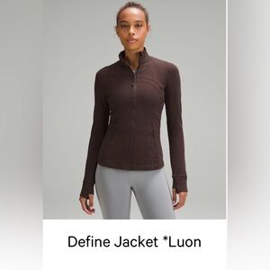Define jacket Nulu espresso